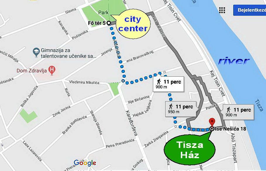 Guest House Tisza Haz Senta Luaran gambar